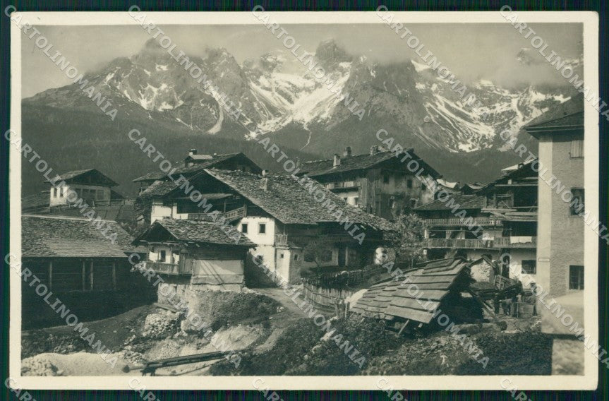 Belluno Comelico Superiore Dosoledo Foto cartolina QT3789 – fronte