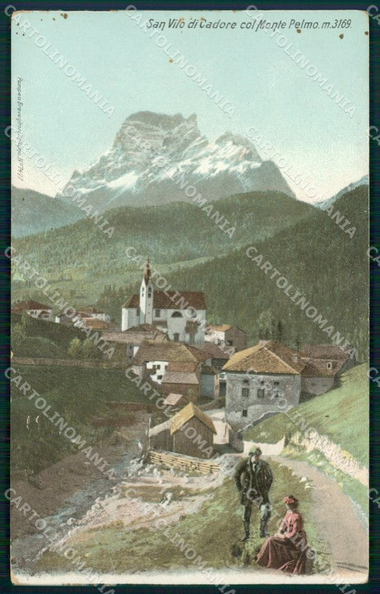 Belluno San Vito di Cadore Monte Pelmo FORI cartolina QT3791 – fronte