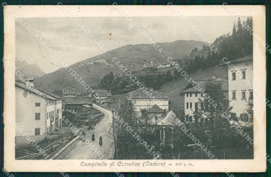 Belluno Campitello di Comelico cartolina QT3792 – fronte