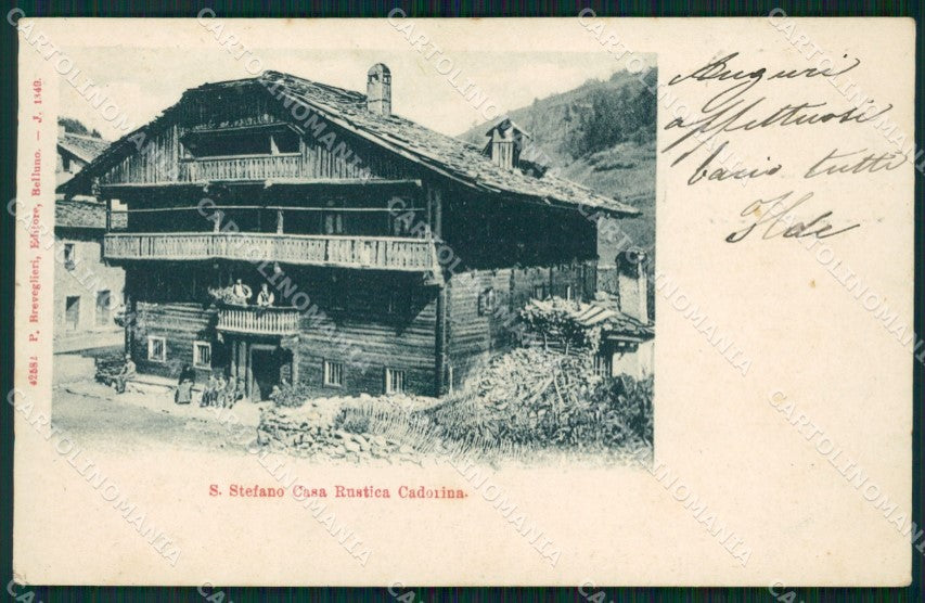 Belluno Santo Stefano di Cadore cartolina QT3793 – fronte