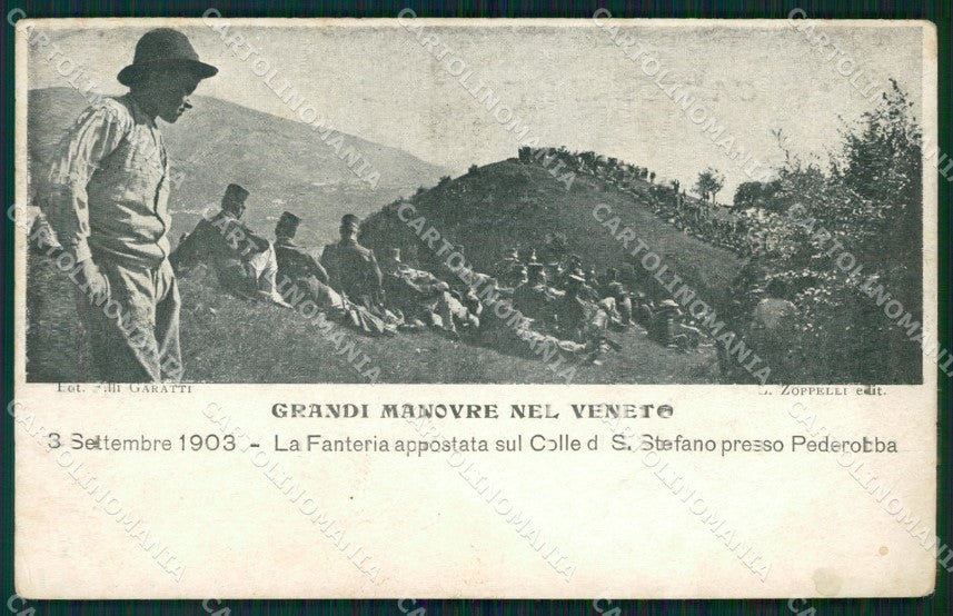 Belluno Santo Stefano di Cadore Militari cartolina QT3800 – fronte