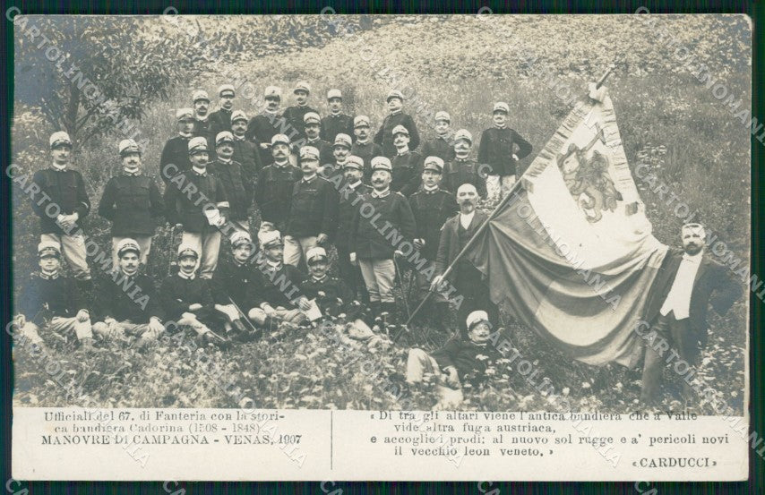 Belluno Valle di Cadore Venas Militari Carducci PIEGHINA Foto cartolina QT3804 – fronte