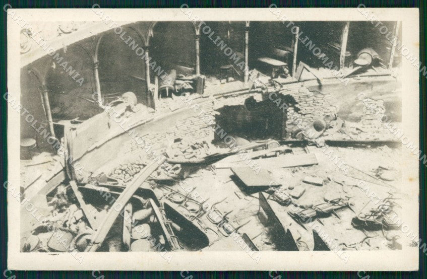 Padova Città Teatro Verdi Rovine di Guerra cartolina QT3814 – fronte