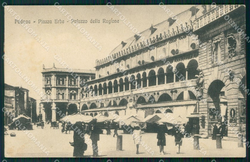 Padova Città Piazza delle Erbe Mercato cartolina QT3815 – fronte