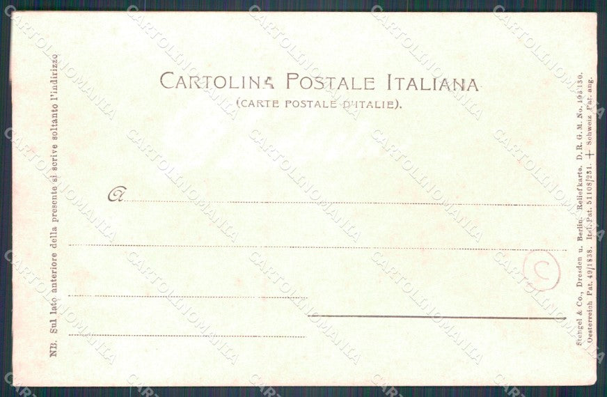 Padova Città Ponte di Ferro Rilievo cartolina QT3820 – retro