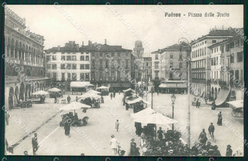 Padova Città Piazza delle Frutta Mercato cartolina QT3830 – fronte