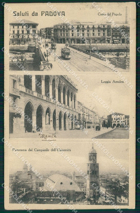 Padova Città Saluti da cartolina QT3832 – fronte