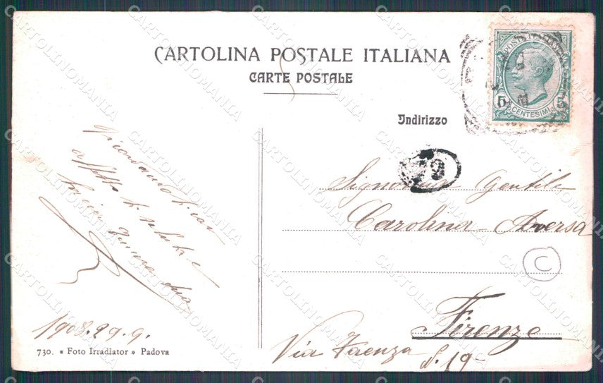 Padova Città Caffè Pedrocchi cartolina QT3834 – retro