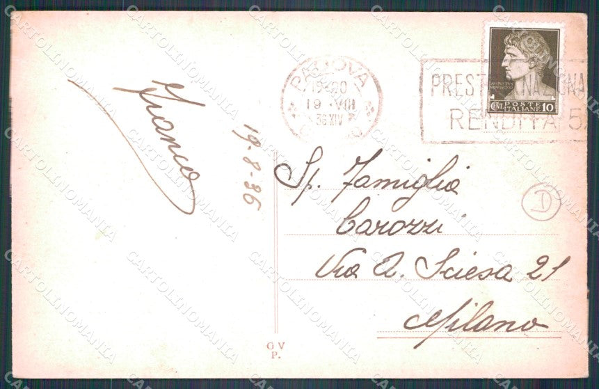 Padova Città cartolina QT3851 – retro