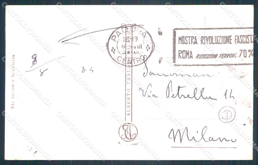 Padova Città Piazza delle Erbe Mercato Foto cartolina QT3852 – retro