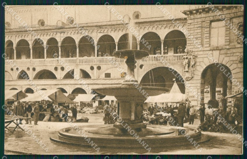Padova Città Piazza Erbe Palazzo Ragione Mercato MACCHIE cartolina QT3856 – fronte