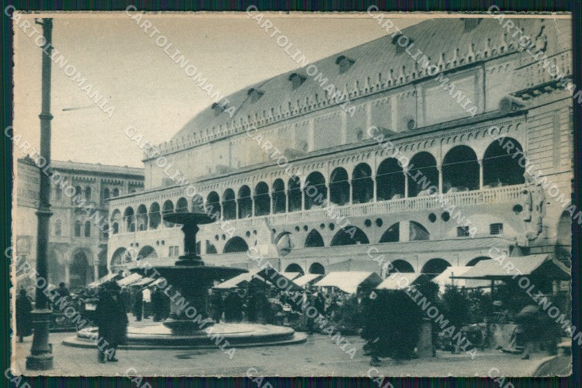 Padova Città Palazzo della Ragione Mercato PIEGHINA cartolina QT3858 – fronte