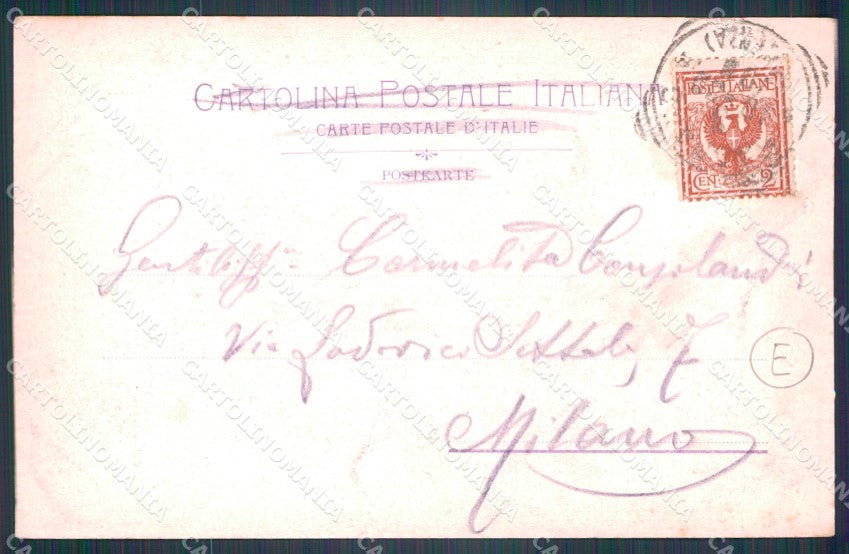 Padova Città Piazza Erbe Palazzo Ragione Mercato cartolina QT3873 – retro