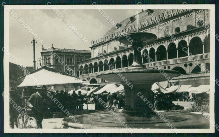 Padova Città Piazza Erbe Palazzo Ragione Mercato Foto cartolina QT3878 – fronte