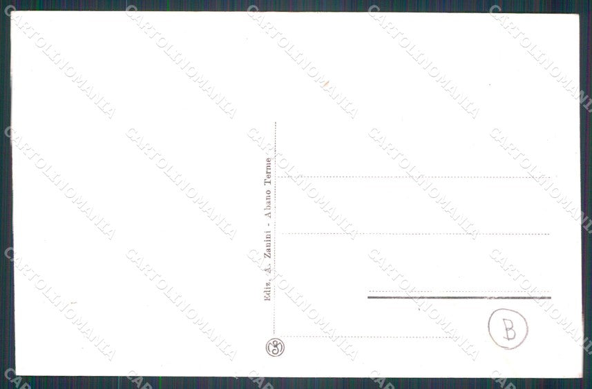 Padova Abano Terme Stabilimento Due Torri cartolina QT3903 – retro