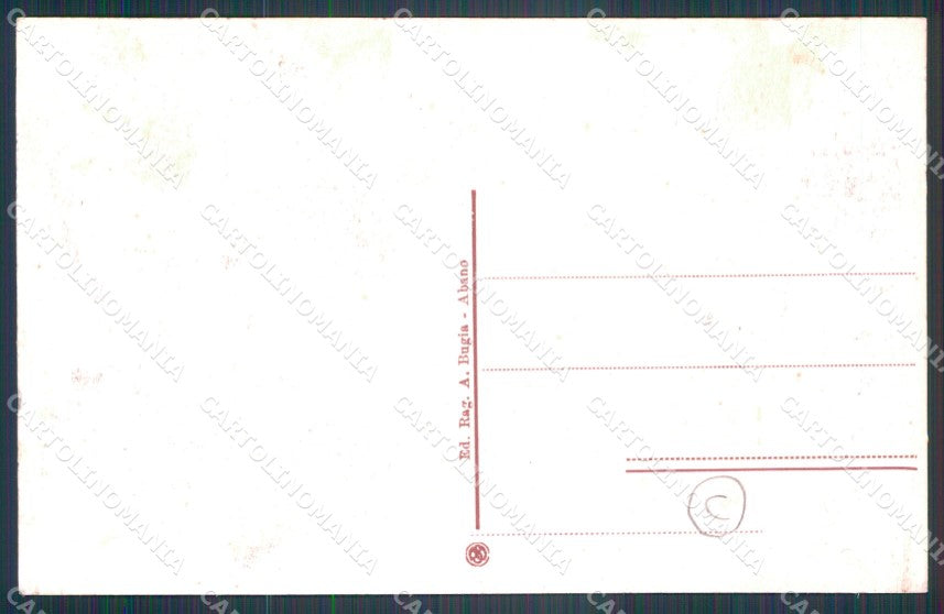 Padova Abano Terme Cura Fanghi cartolina QT3907 – retro