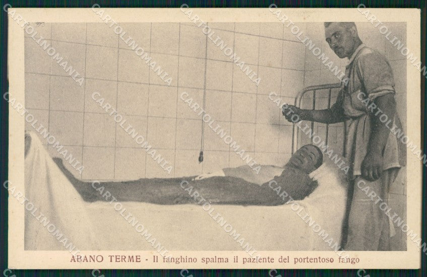 Padova Abano Terme Cura Fanghi cartolina QT3908 – fronte
