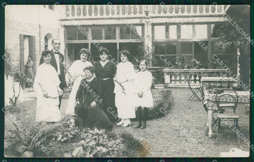 Padova Abano Terme Stabilimento Due Torri MACCHIA Foto cartolina QT3912 – fronte