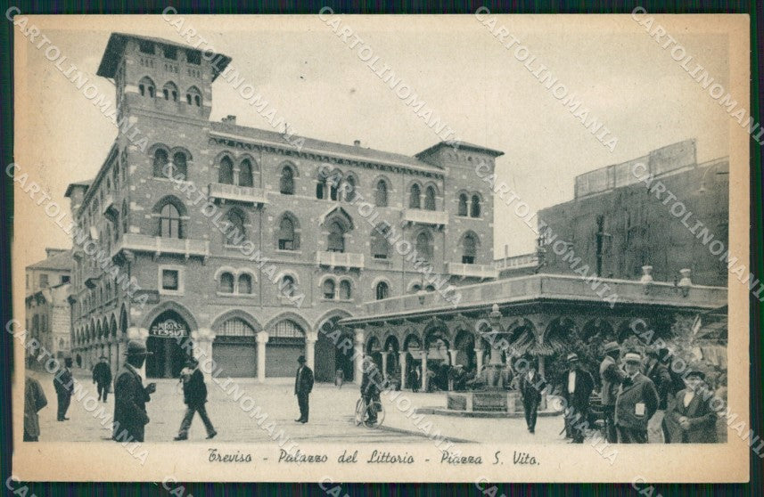 Treviso Città Palazzo Littorio cartolina QT3918 – fronte