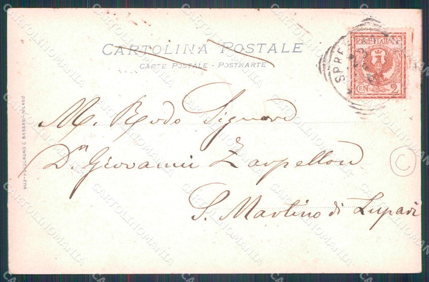 Treviso Città Stazione Carretto cartolina QT3922 – retro