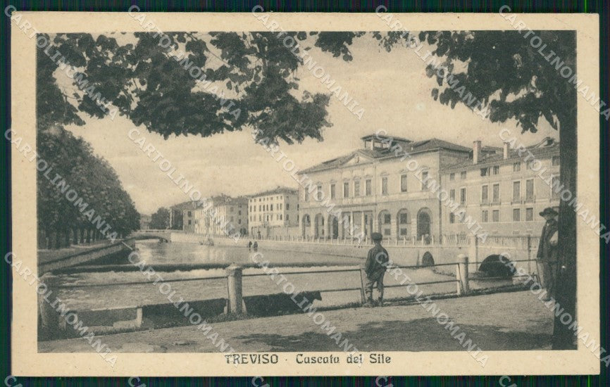 Treviso Città Cascata del Sile cartolina QT3930 – fronte