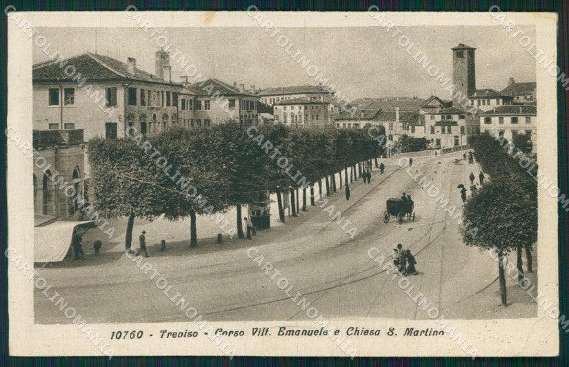 Treviso Città PIEGA STRAPPINO cartolina QT3945 – fronte