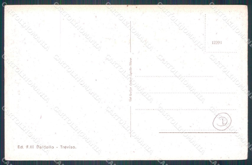 Treviso Città Calmaggiore cartolina QT3950 – retro