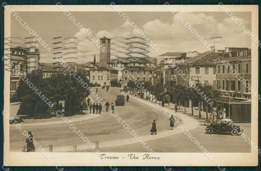 Treviso Città Auto cartolina QT3951 – fronte