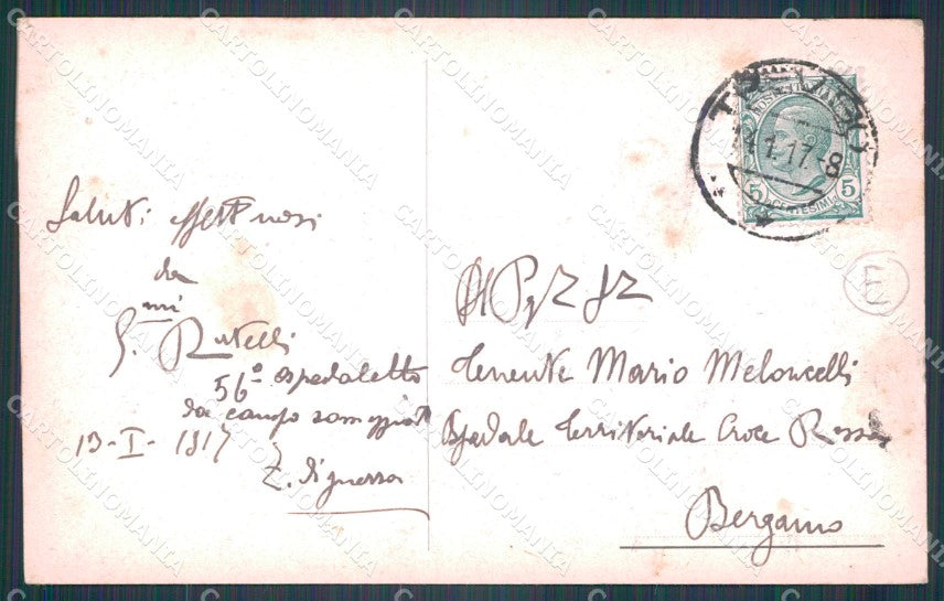 Treviso Città Stazione Barriera Vittorio Emanuele cartolina QT3953 – retro