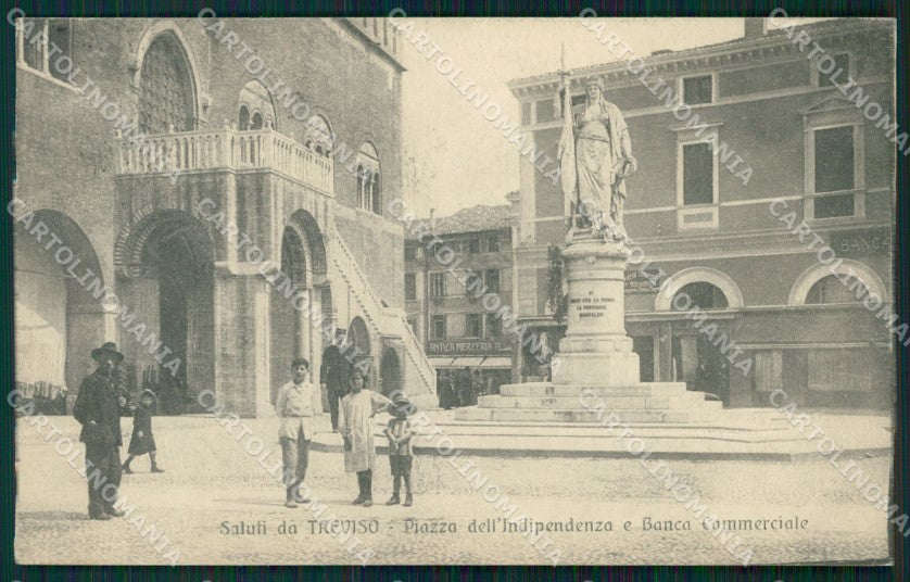 Treviso Città Banca Commerciale cartolina QT3957 – fronte