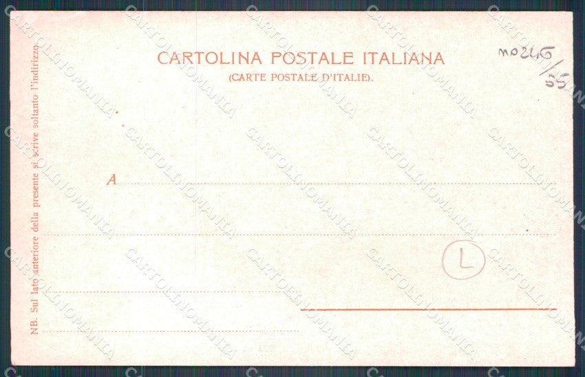 Treviso Città Ponte San Martino Savoia 1903 Carrozza ABRASA SCOLLATA cartolina Q – retro