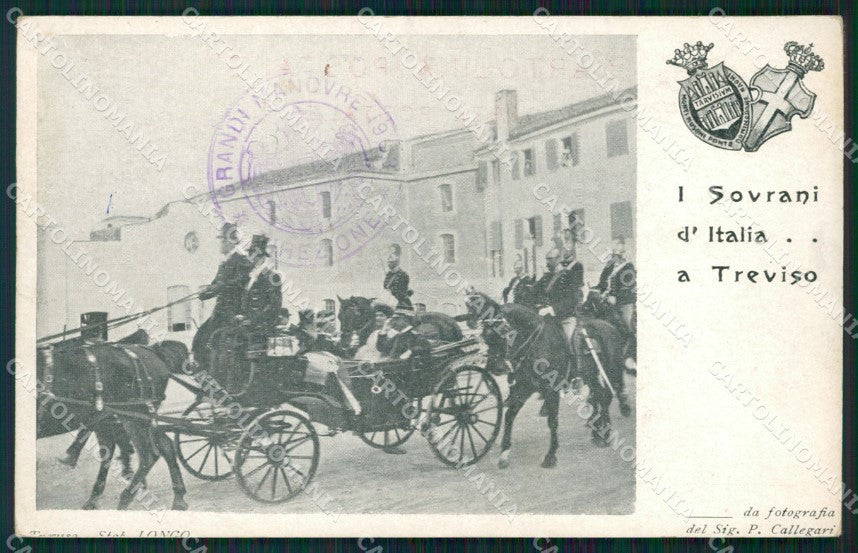 Treviso Città Savoia Carrozza cartolina QT3968 – fronte