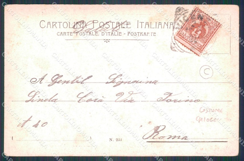 Venezia Chioggia Costumi cartolina QT3980 – retro