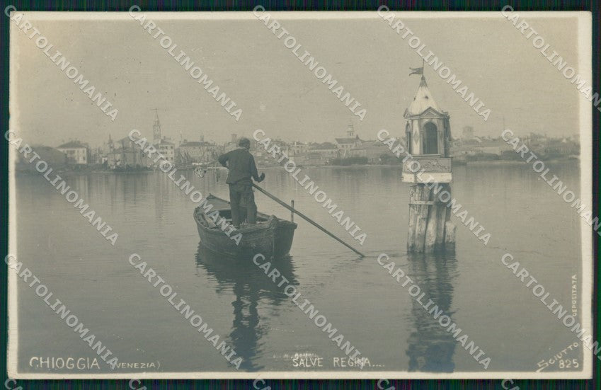 Venezia Chioggia Barca Sciutto 825 Foto cartolina QT3990 – fronte