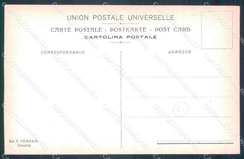 Venezia Chioggia Madonna di PIEGHINA cartolina QT3996 – retro