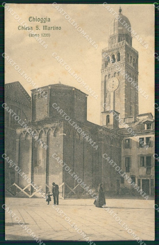 Venezia Chioggia Chiesa San Martino cartolina QT4012 – fronte