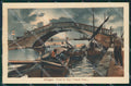 Venezia Chioggia Ponte Vigo Barche Chiaro di Luna cartolina QT4019 – fronte