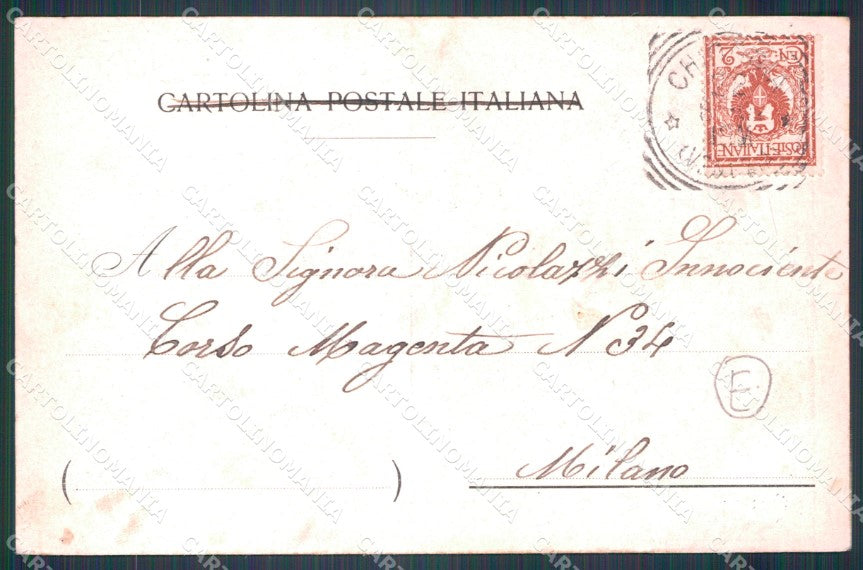 Venezia Chioggia Costumi cartolina QT4039 – retro