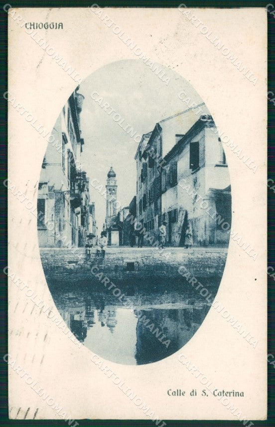 Venezia Chioggia Calle Santa Caterina cartolina QT4044 – fronte