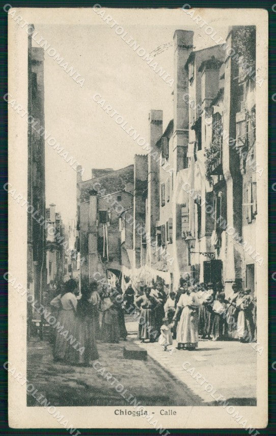 Venezia Chioggia PIEGHINA STRAPPINO cartolina QT4047 – fronte