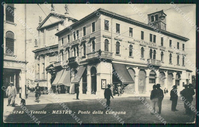 Venezia Mestre Ponte della Campana cartolina QT4057 – fronte