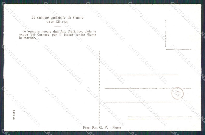 Croazia Fiume cartolina QT4061 – retro