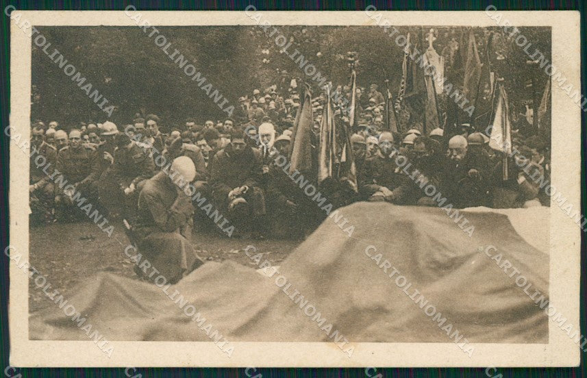 Croazia Fiume Militari D'Annunzio cartolina QT4068 – fronte