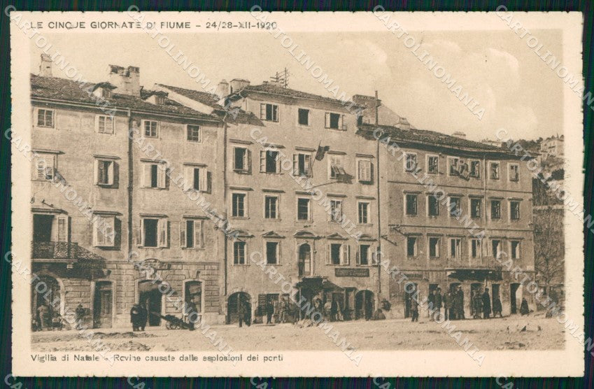 Croazia Fiume Cinque Giornate di cartolina QT4095 – fronte