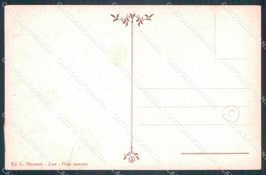 Croazia Zara Costumi cartolina QT4106 – retro