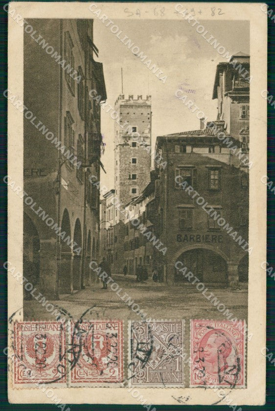 Trento Città PIEGHINA cartolina QT4133 – fronte