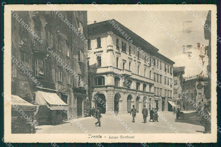 Trento Città PIEGHINA cartolina QT4136 – fronte
