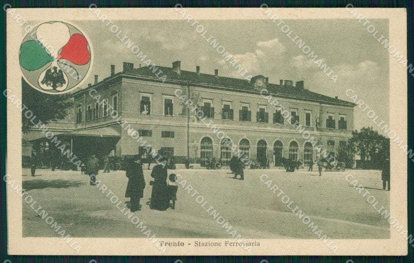 Trento Città Stazione cartolina QT4137 – fronte