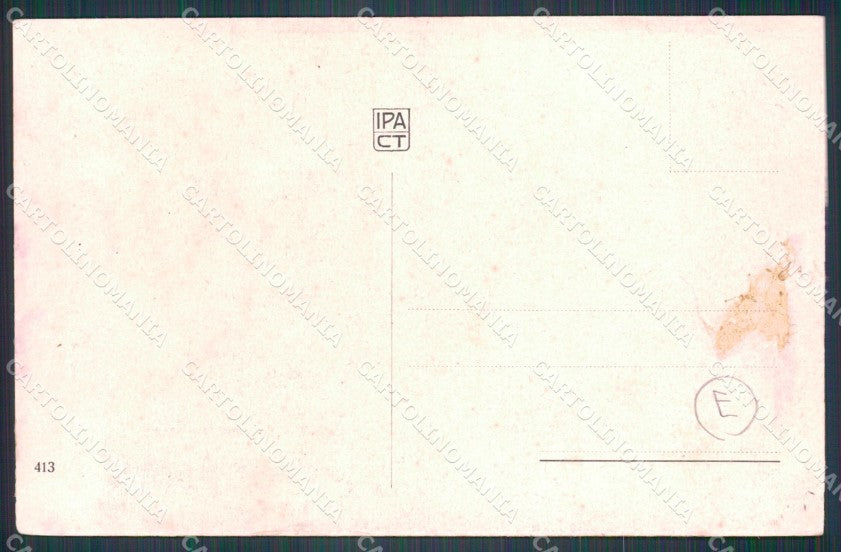 Trento Città Palazzo Rohr Monte ABRASA ANGOLINO SCOLLATO cartolina QT4142 – retro