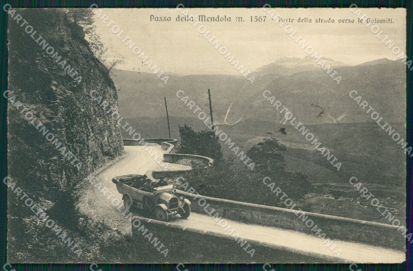 Trento Passo della Mendola Auto Postale cartolina QT4183 – fronte